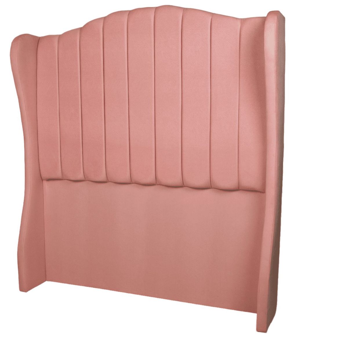 MUEBLES MACRUMO - Cabecera Alta Berlin de 2 Plz- Color Palo Rosa