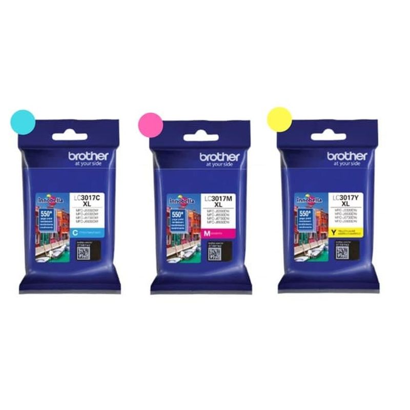 BROTHER - Cartucho brother lc3017 TINTA lc3017 j6730 j5330 mfc-j6730dw KIT X 3UN