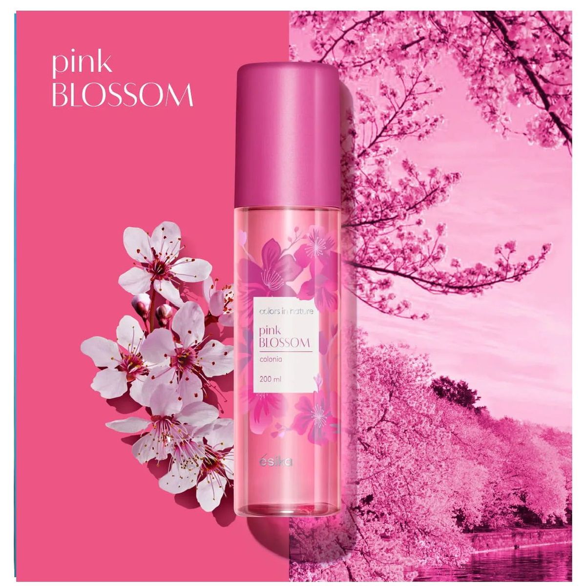 ESIKA - Colonia Colors in Nature Pink Blossom, 200 ml ESIKA FLORAL