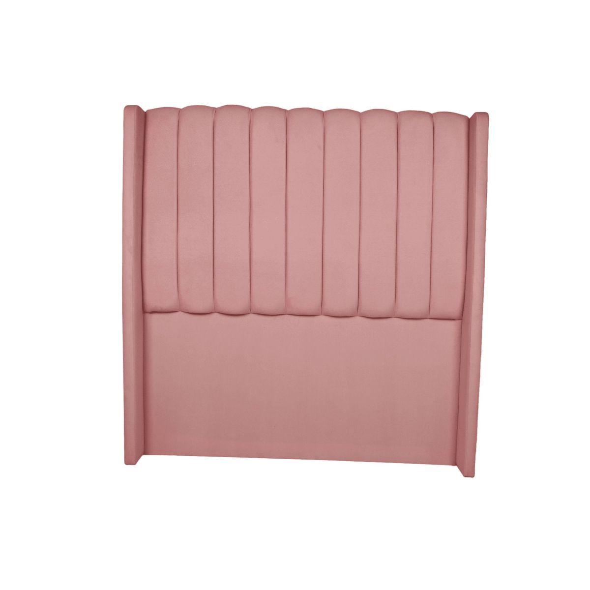 MUEBLES MACRUMO - Cabecera Alta Barcelona de 2 Plz brazo recto - Color Palo Rosa