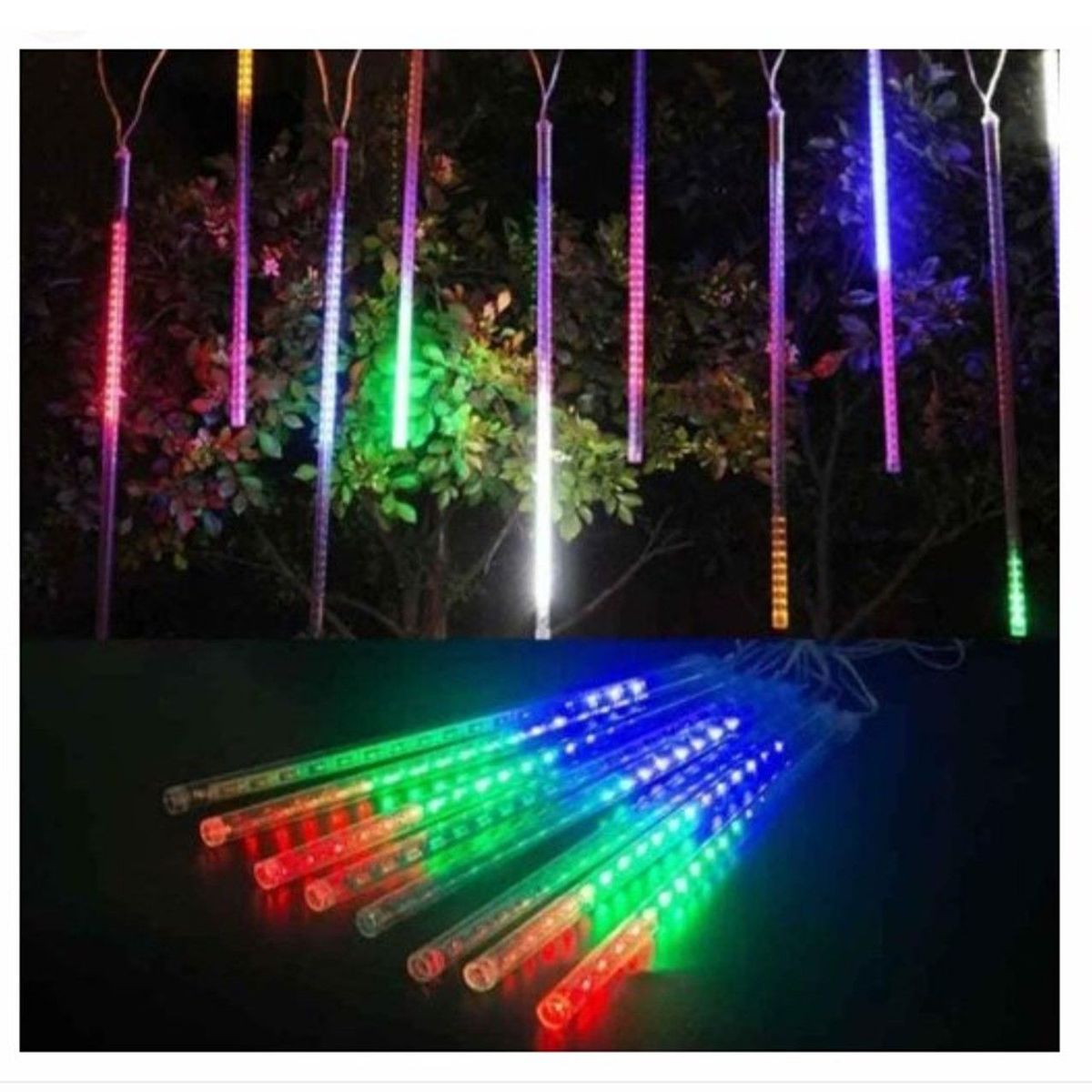 GENERICO - Luces led meteorito turbo multicolor