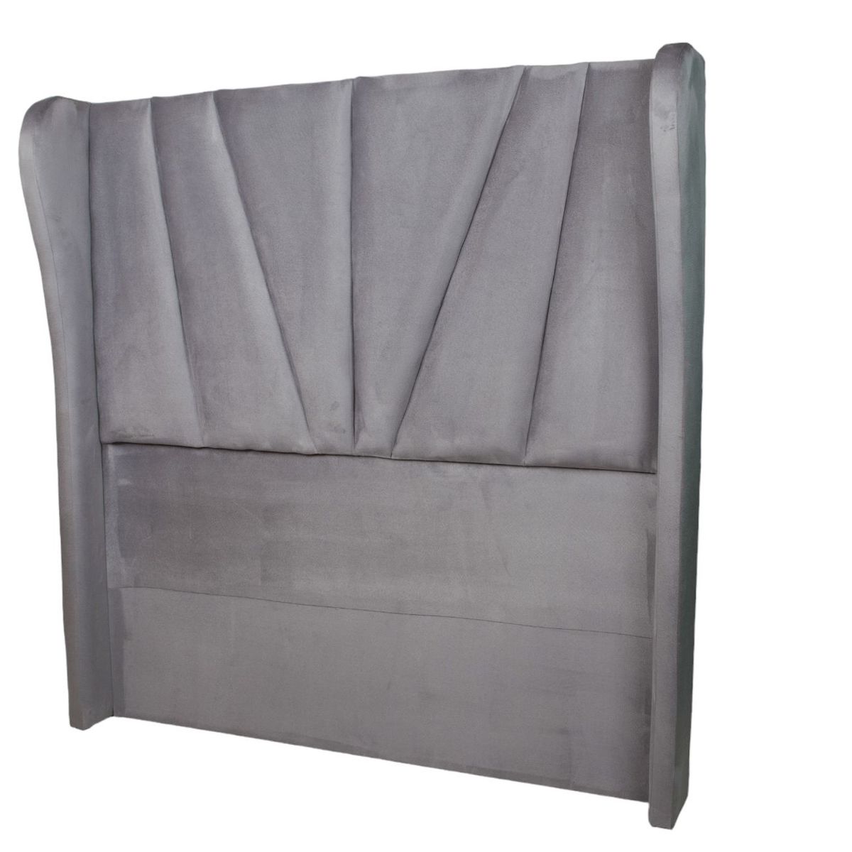 MUEBLES MACRUMO - Cabecera Alta Viena de 2 Plz - Color Gris Plata