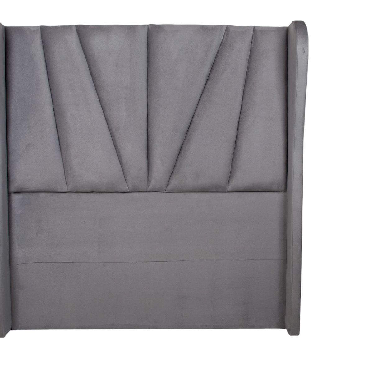 MUEBLES MACRUMO - Cabecera Alta Viena de 2 Plz - Color Gris Plata