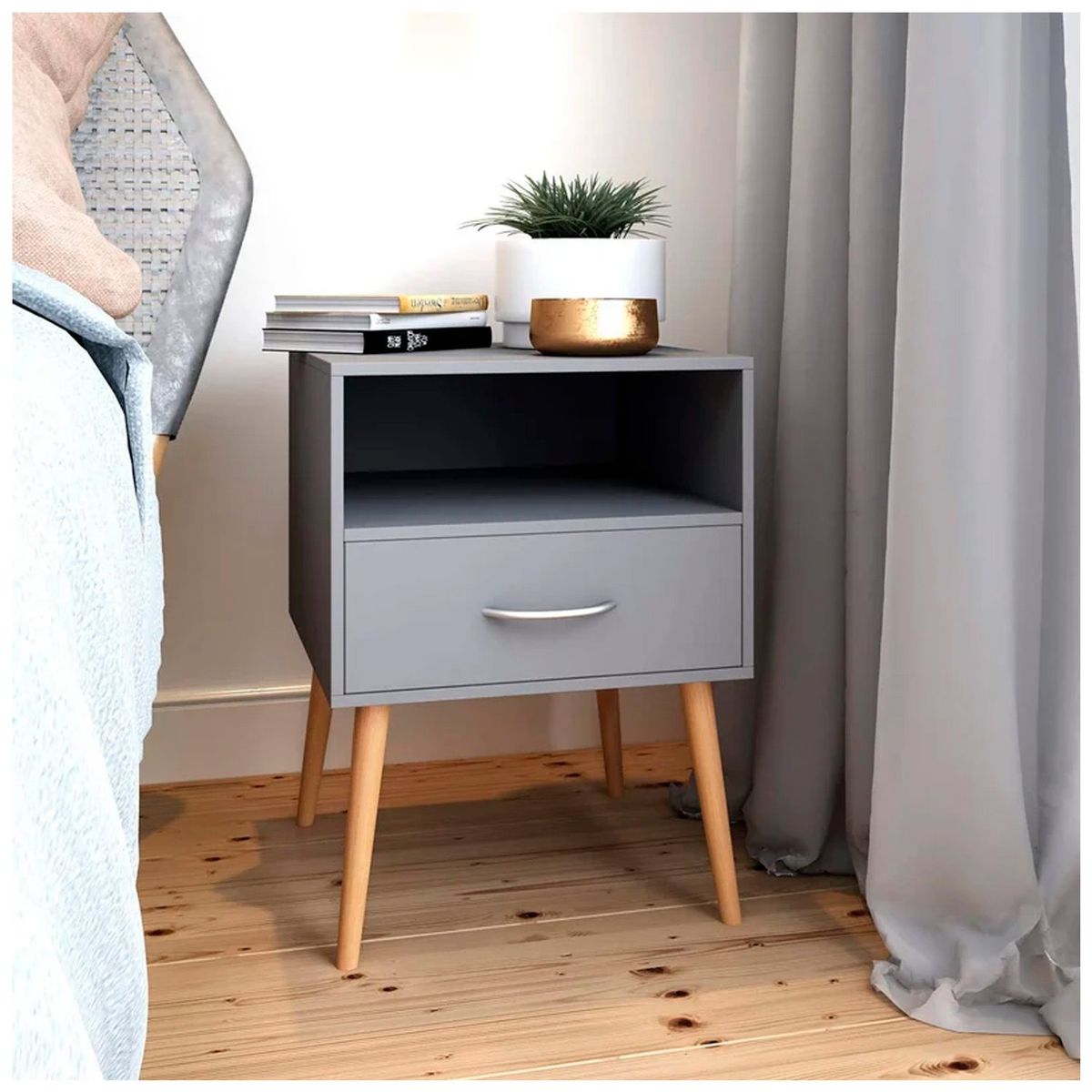 VENTITAS HOME - Velador Vintage Holanda Ventitas Home Plomo