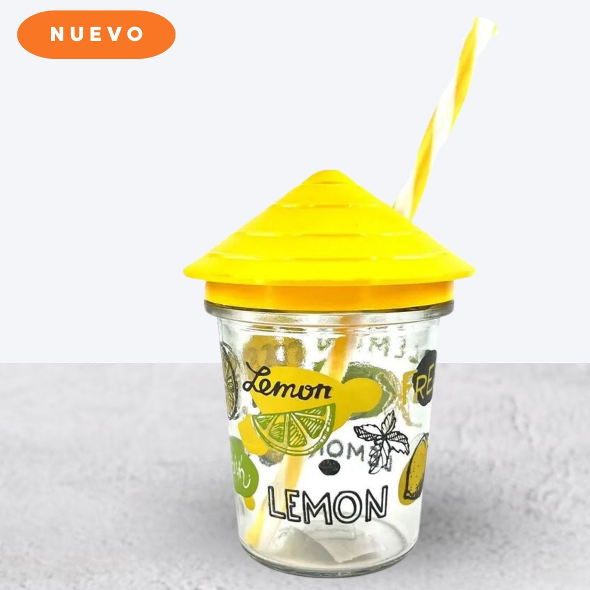 GENERICO - Vaso para Bebida 320 ML  Limón