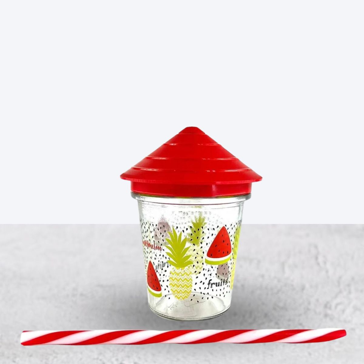 GENERICO - Vaso para Bebida 320 ML Frutas