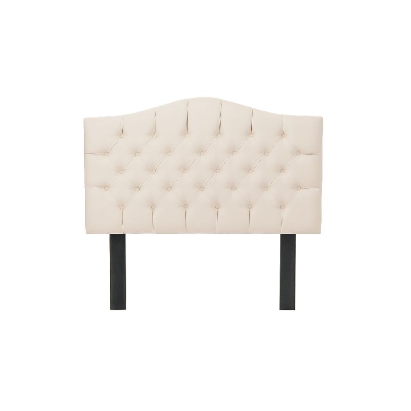 MUEBLES MACRUMO - Cabecera Alta Varsovia de 2 Plz - Beige Antifluido