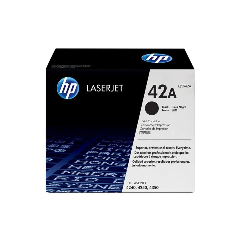 HP - TONER HP 42A LJ 4240/4250/4350 - P/N: Q5942A