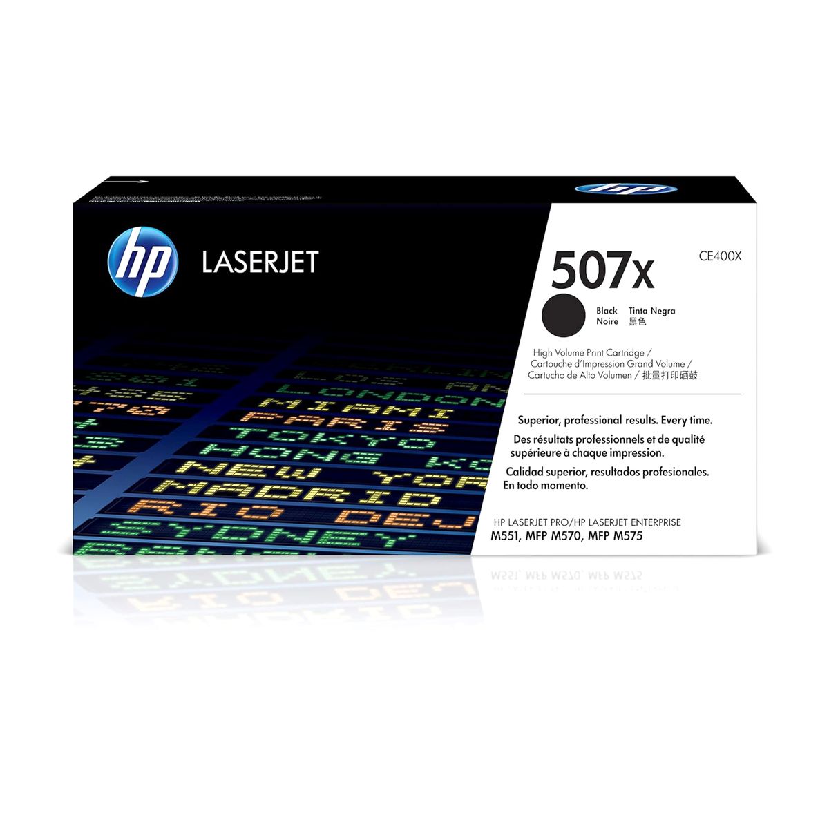 HP - TONER HP 507X LJ M551 NEGRO 11K PG - P/N: CE400X
