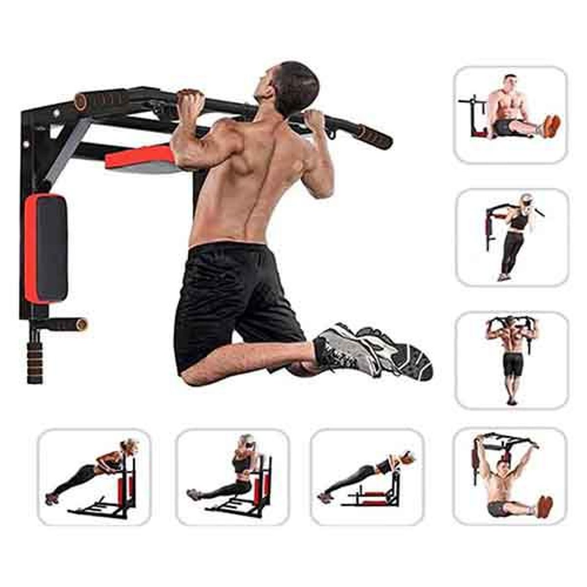 GENERICO - barra  dominadas  multifuncional  importado