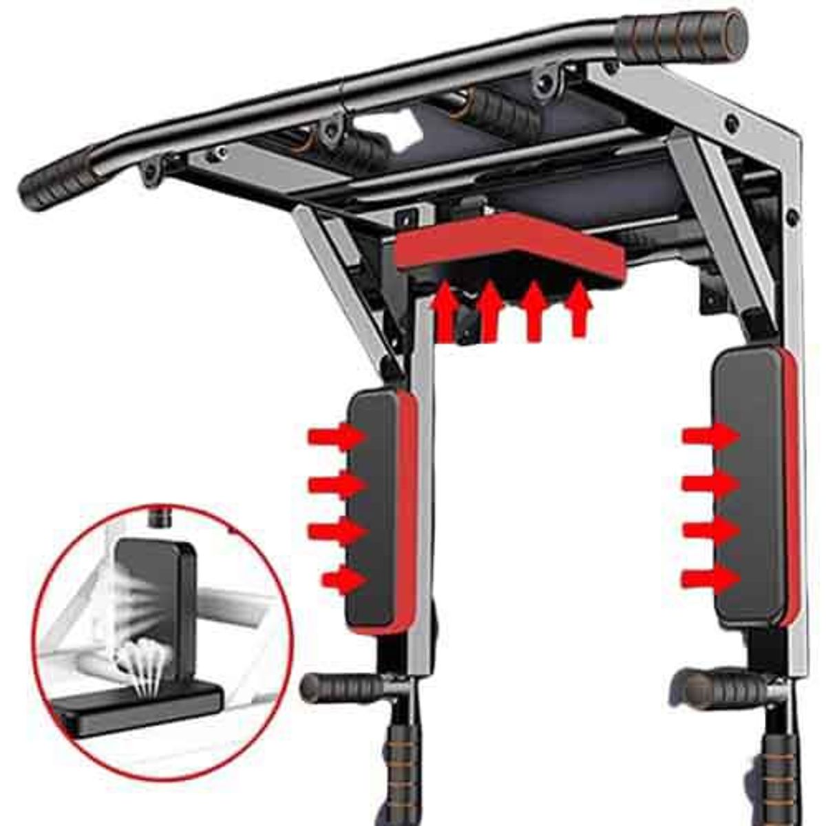 GENERICO - barra  dominadas  multifuncional  importado