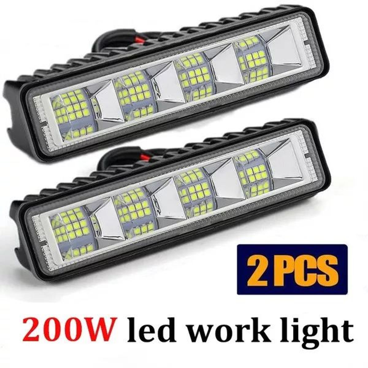 KOBO - Par De Luces Auxiliares Led Dual De 6 Para Jeep suv moto