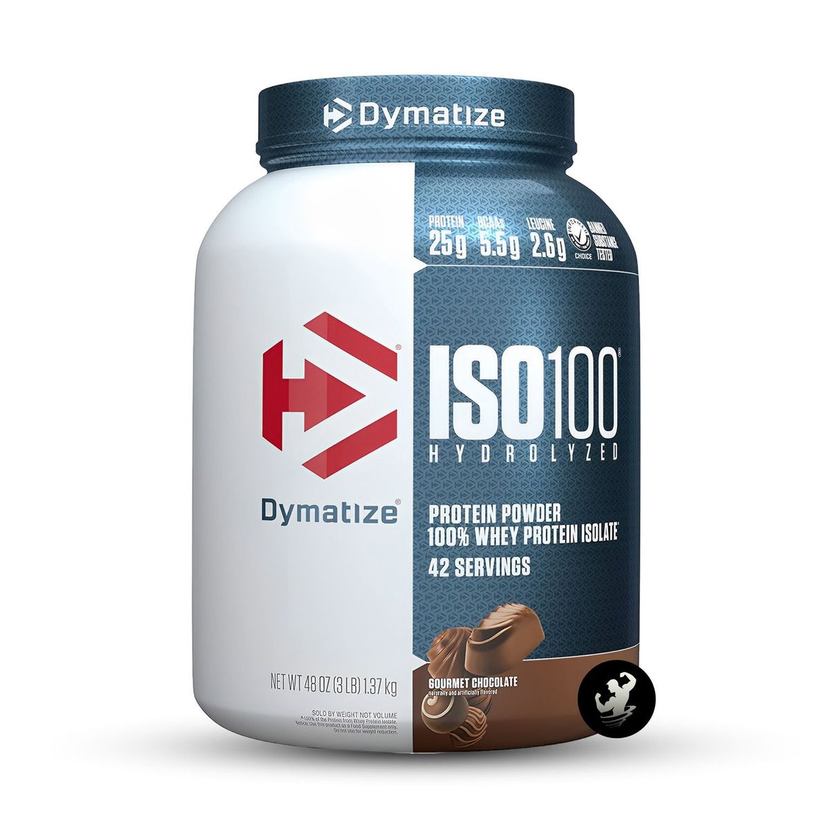DYMATIZE - Proteína Iso 100 3Lb - Gourmet Chocolate