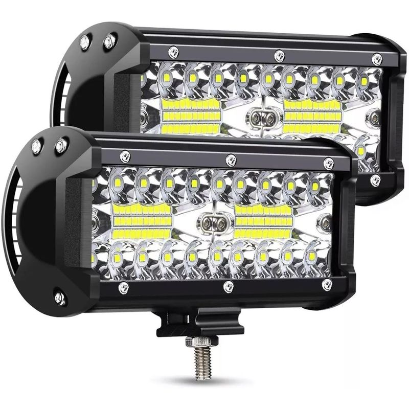 KOBO - Par Faros 7 Pulgadas Auxiliares 9000lm 6500k 120w