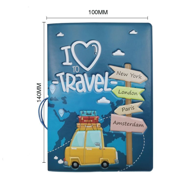 KAST PE - Porta Pasaporte Traveling Modelo Holder Passport - Azul