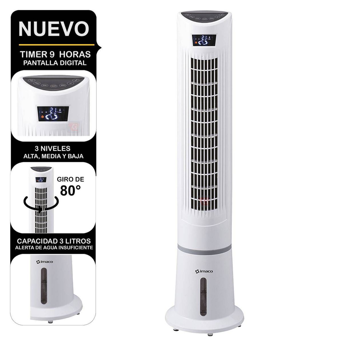 IMACO - Enfriador de Aire Digital IYS5535 58W