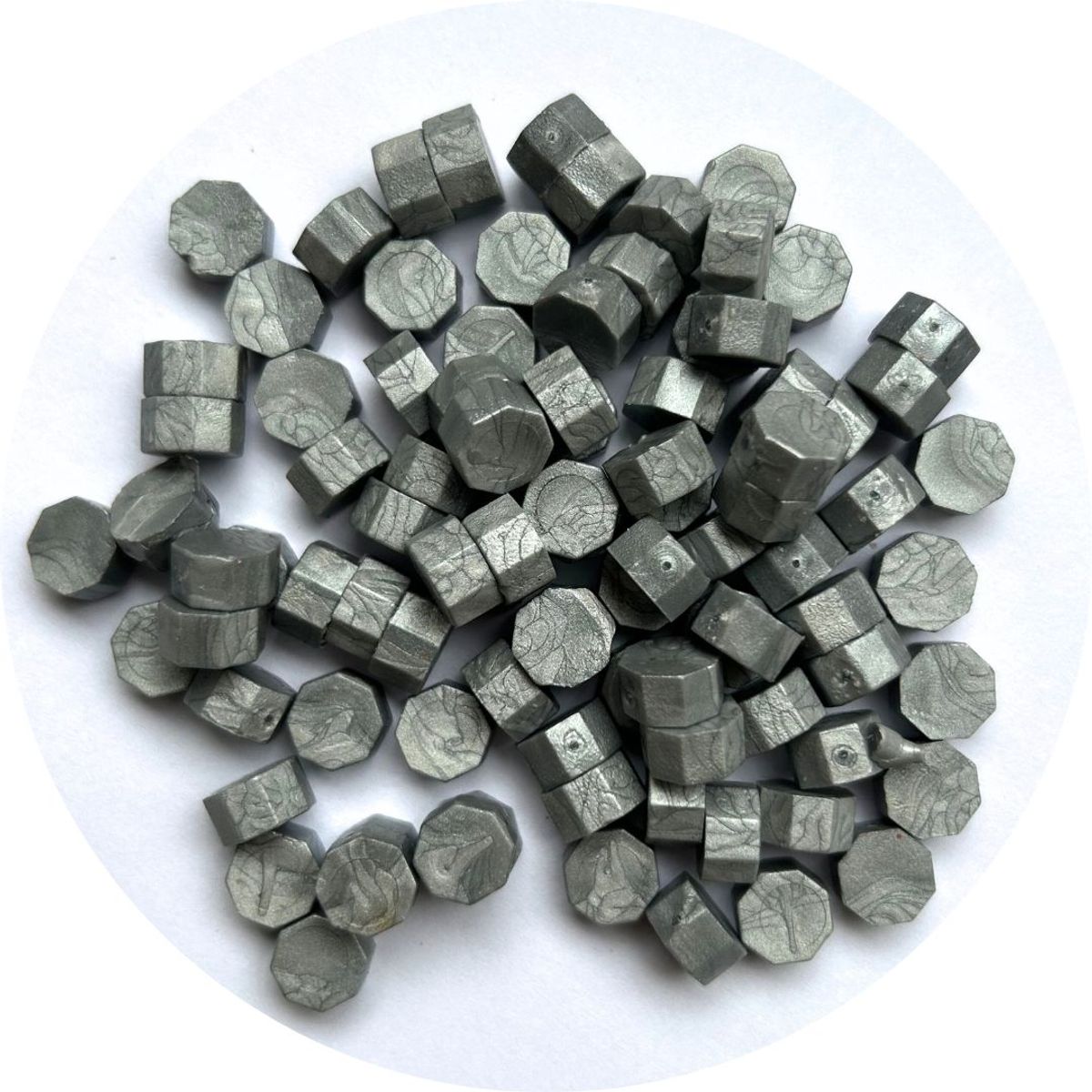 GENERICO - LACRE PARA SELLAR CERA PARA SELLOS  COLOR PLATEADO