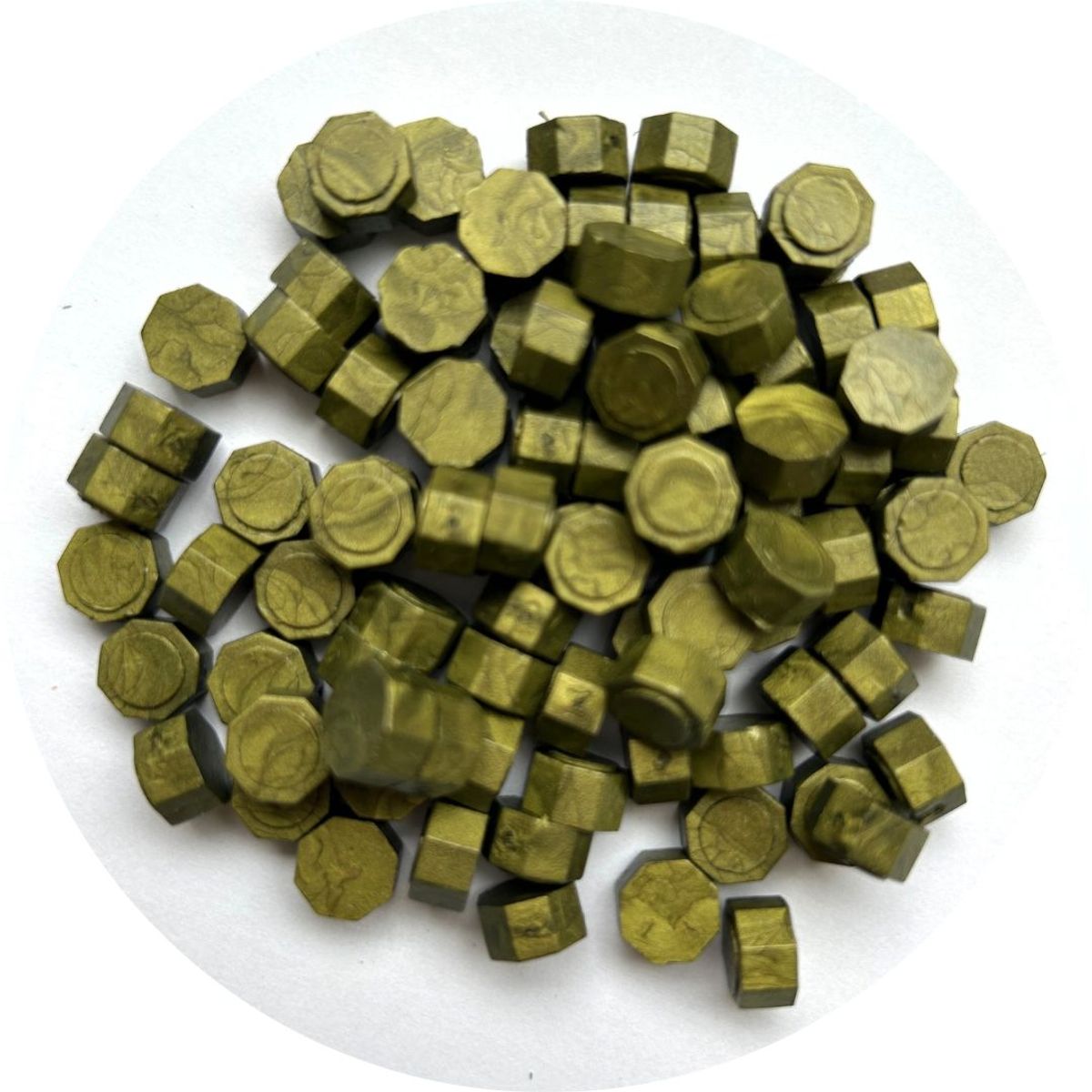 GENERICO - LACRE PARA SELLAR CERA PARA SELLOS  COLOR VERDE OLIVO