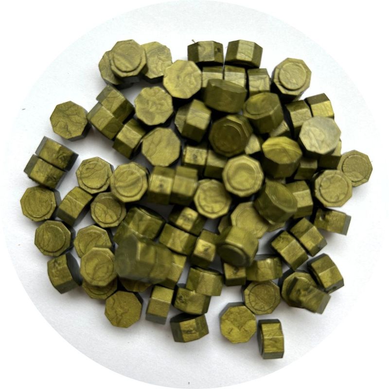 GENERICO - LACRE PARA SELLAR CERA PARA SELLOS  COLOR VERDE OLIVO