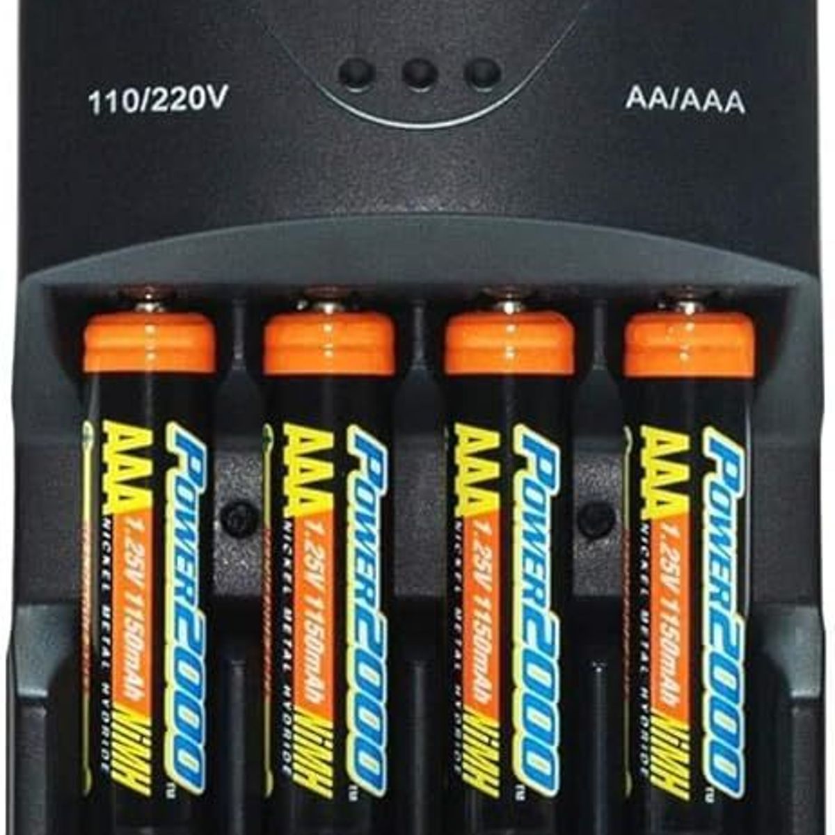 GENERICO - CARGADOR POWER2000 XP350 110/220V + 4 PILAS AAA 1150mAh