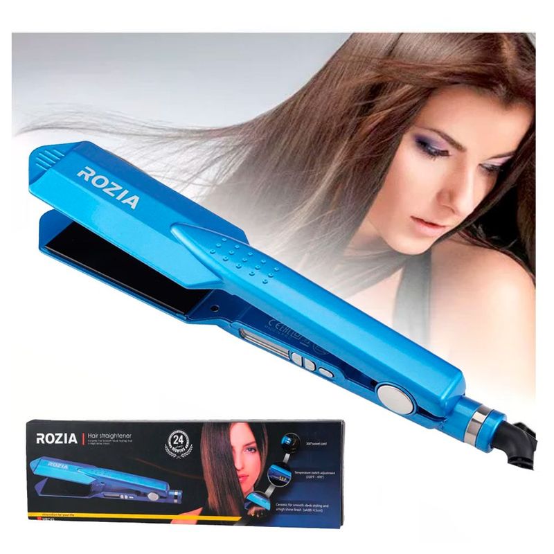 GENERICO - Plancha Para Cabello Alisadora Rozia Termica De Turmalina 470º