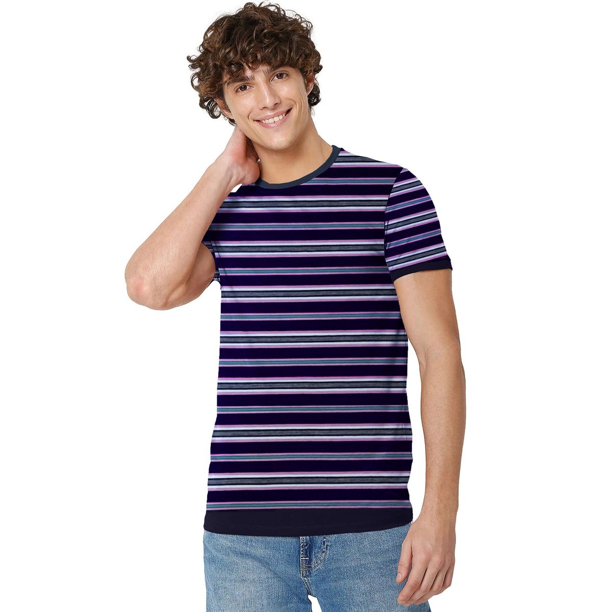 SWISS LORD - POLO LISTADO - SWISS LORD - AZUL