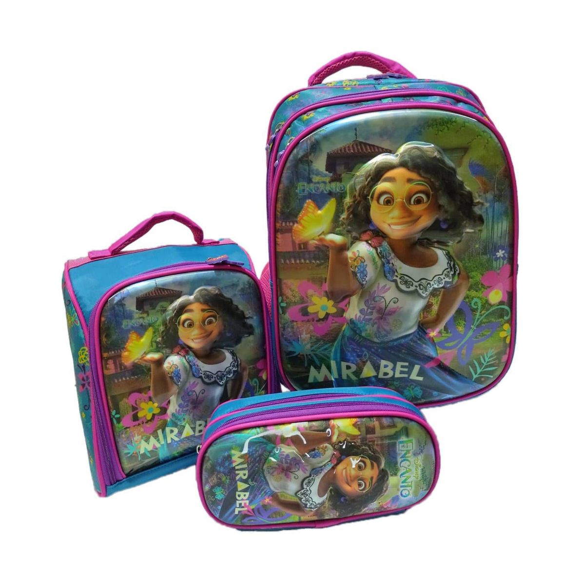 DISNEY - MOCHILA 3 en 1 DE RUEDAS CON LUCES - ENCANTO