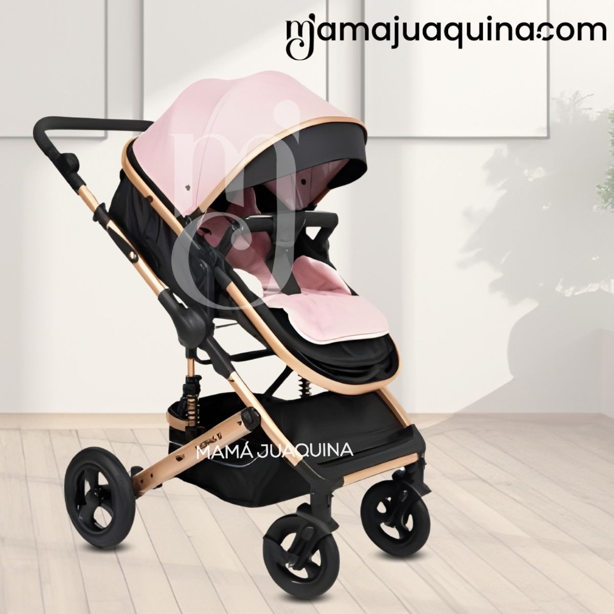 BABY - Coche Travel System Moisés «ROMA II» Edición Limitada Pink