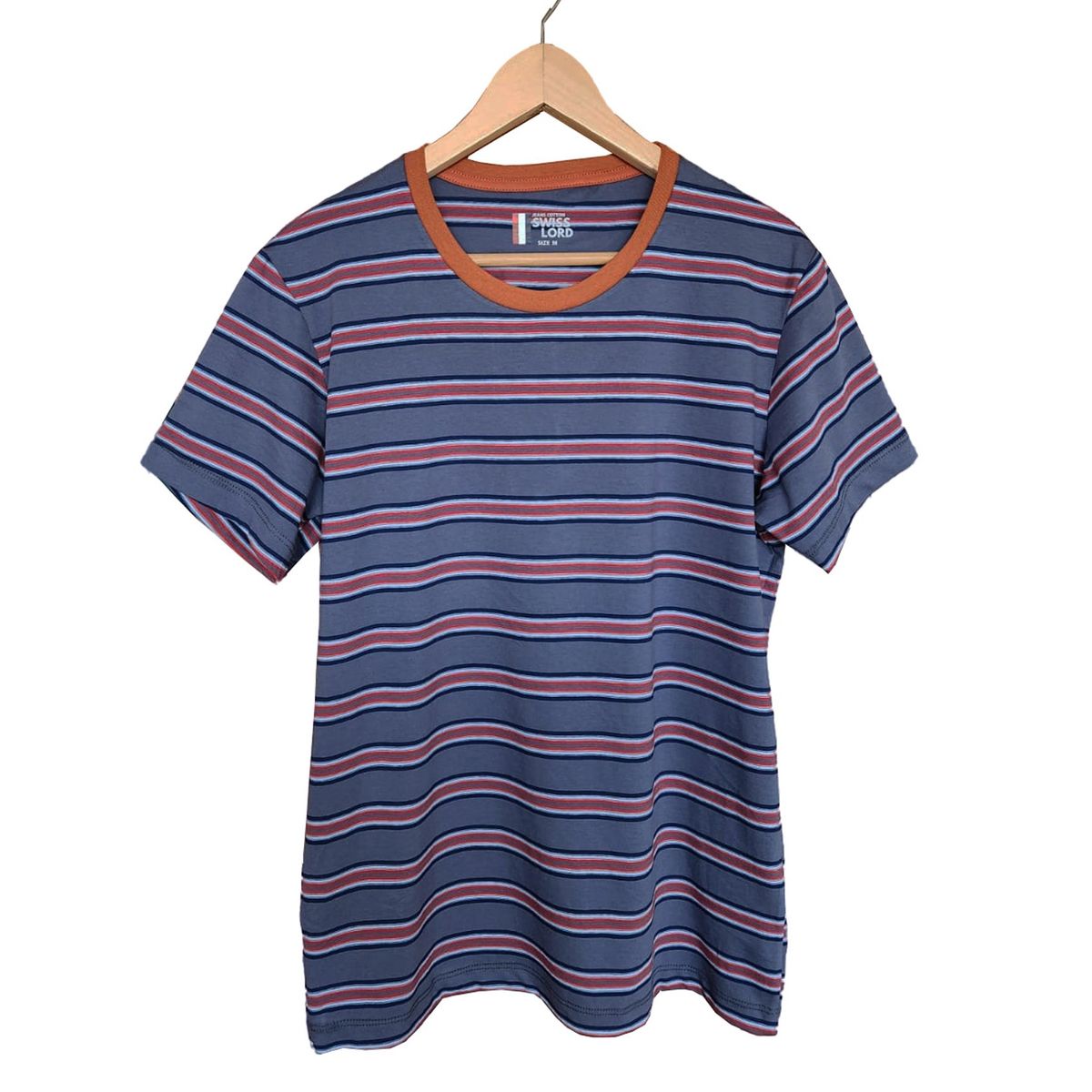 SWISS LORD - POLO LISTADO - SWISS LORD - AZULMAPLE