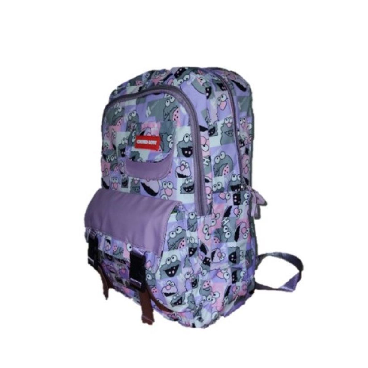 GENERICO - MOCHILA ELMO TAMAÑO OFICIO  LILA