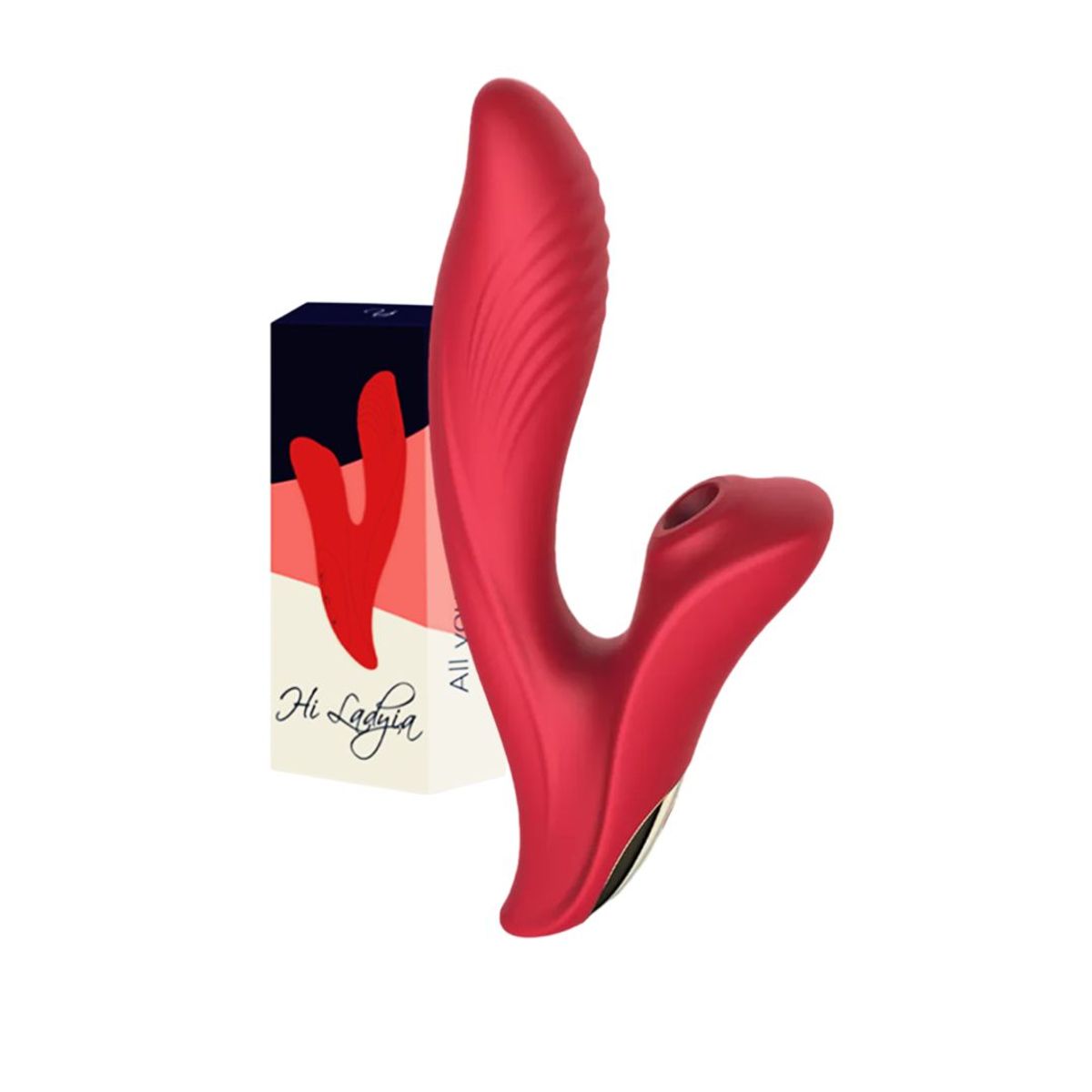 GENERICO - VIBRADOR SUCCIONADOR HI LADYA CON 7 MODOS DE VIBRACIÓN