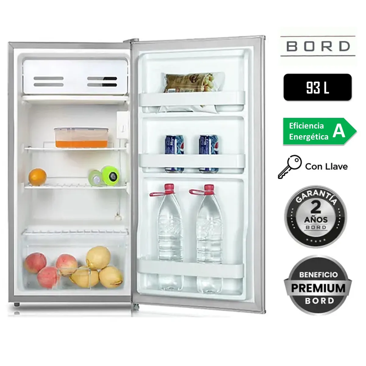 BORD - Frigobar Bord Mi120S-M 93L Silver