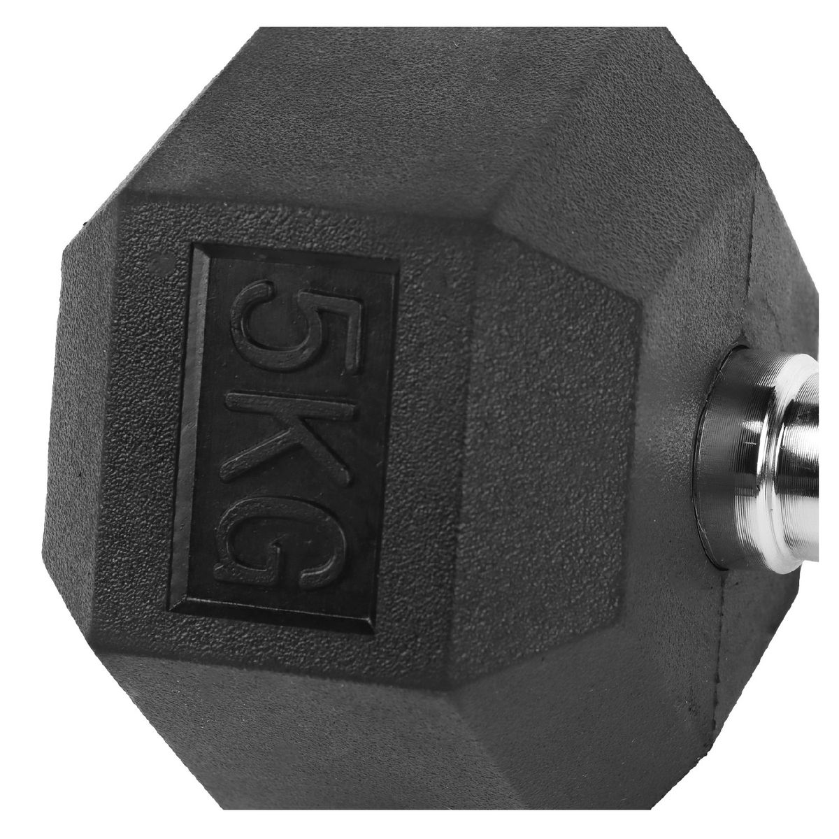 ULTIMATE FITNESS - Mancuerna Hexagonal 5 kg