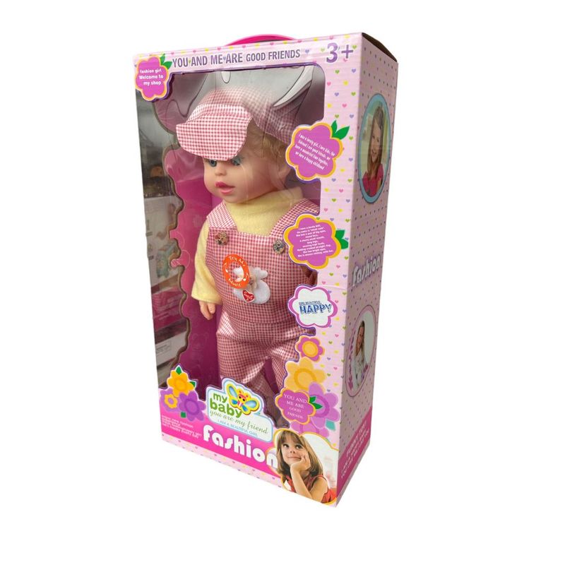 GENERICO - JUGUETE BEBE MUÑECO CON ROPA Y MUSICA