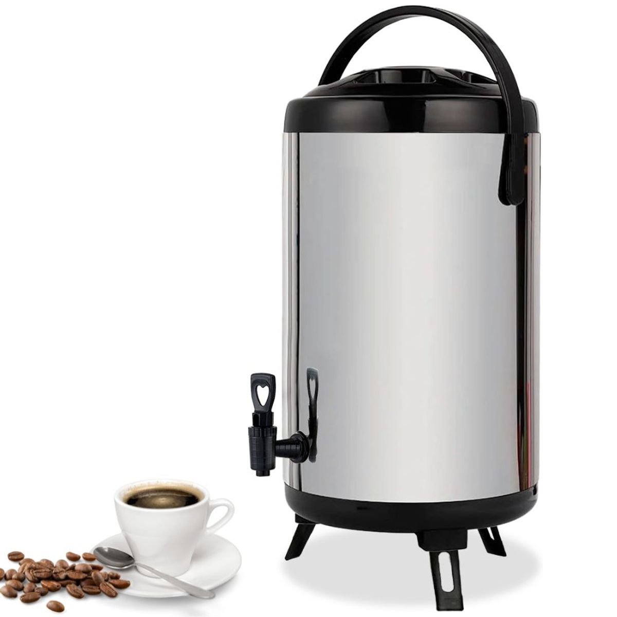 MINARI - Termo Dispensador Agua Caliente y Fría Acero Inoxidable 10Litros T10