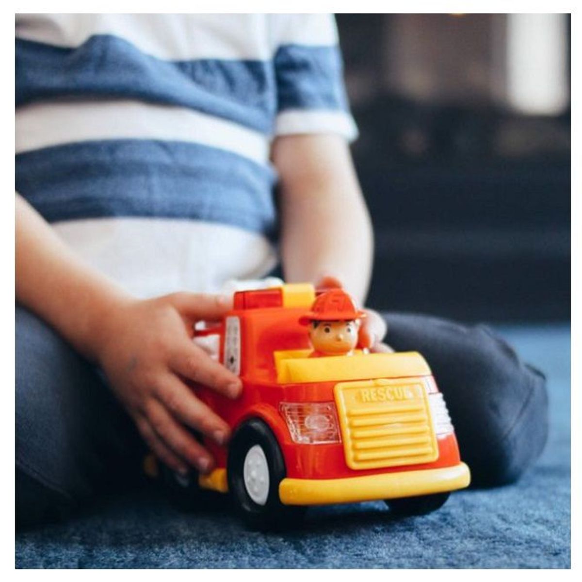 ROO CREW - Vehiculos Roo Crew Mini Camion de Bomberos Luces y Sonidos