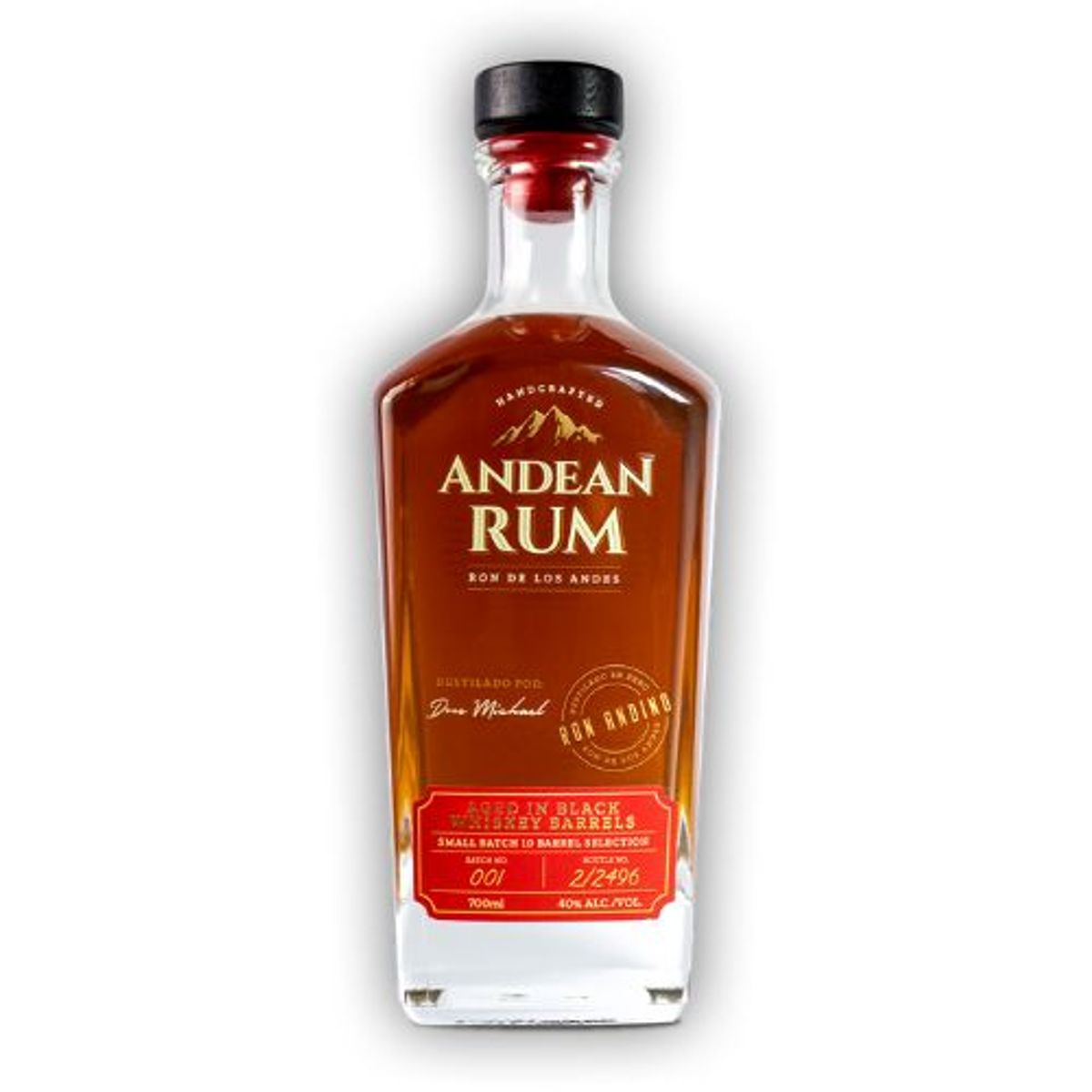 WHISKEY - Ron DON MICHAEL Andean Rum Botella 700ml