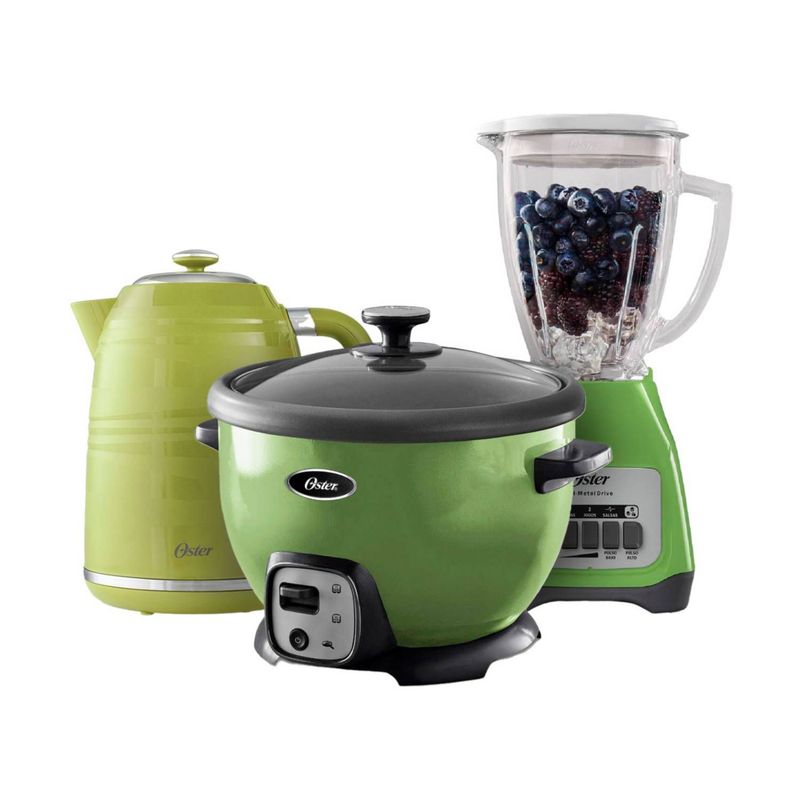 OSTER - Combo Oster Licuadora 2Vel + Arrocera 1.8 Lts + Hervidor 1.7 Lts