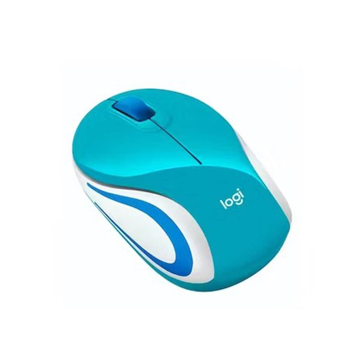 LOGITECH - MOUSE LOGITECH M187 MINI -  CELESTE