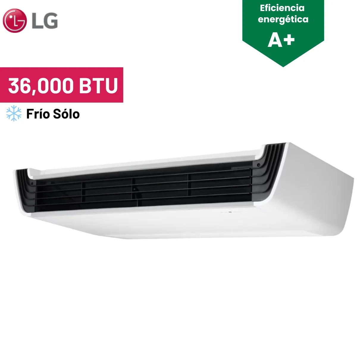 LG - Aire Acondicionado LG 36,000 BTU DualCool Inverter Techo Frío Solo