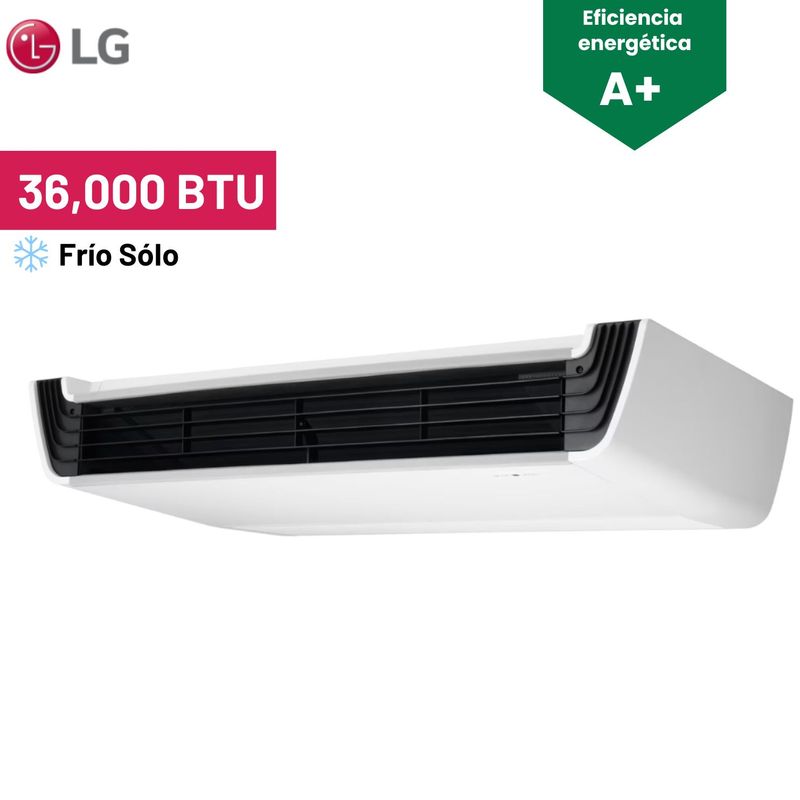 LG - Aire Acondicionado LG 36,000 BTU DualCool Inverter Techo Frío Solo