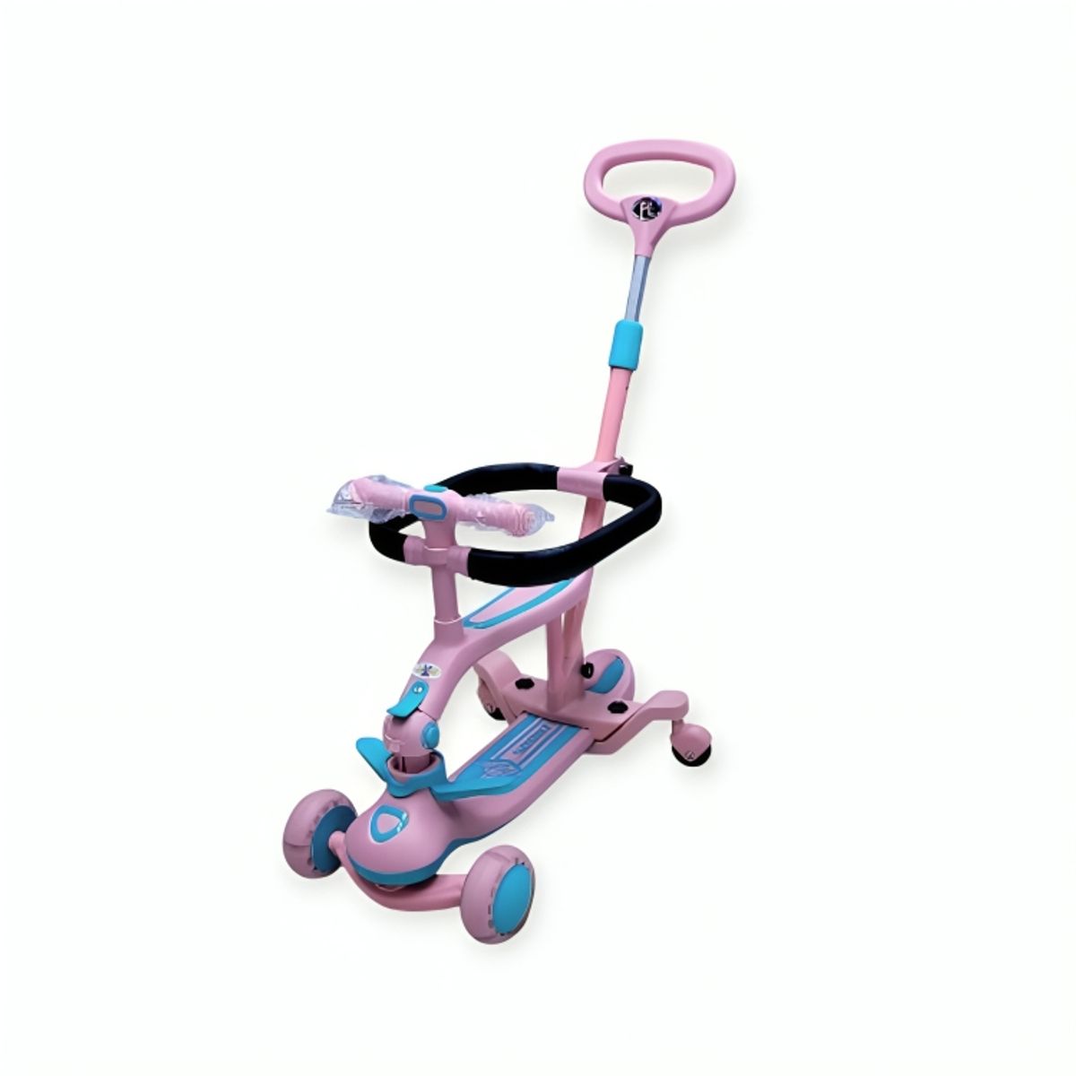 GENERICO - Scooter 3 en 1 para Niños con Guiador, con Asiento y Scooter