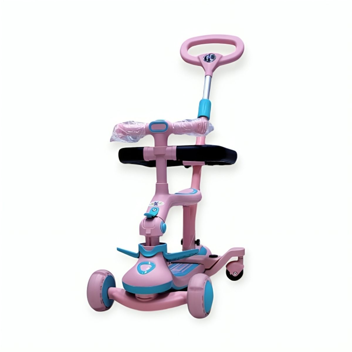 GENERICO - Scooter 3 en 1 para Niños con Guiador, con Asiento y Scooter