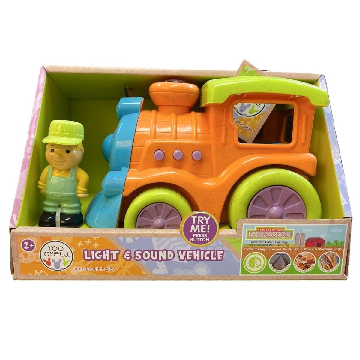 ROO CREW - Vehiculos Roo Crew Mini Tren con Luces y Sonidos