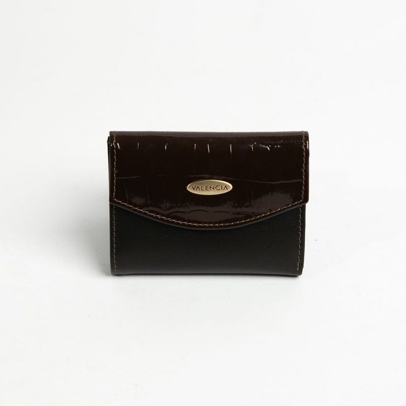 VALENCIA LEATHER - BILLETERA MONEDERO VALENCIA PARA DAMA DE CUERO