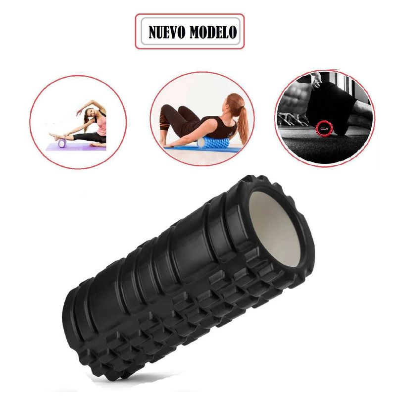 GENERICO - Foam roller 35 cm Negro