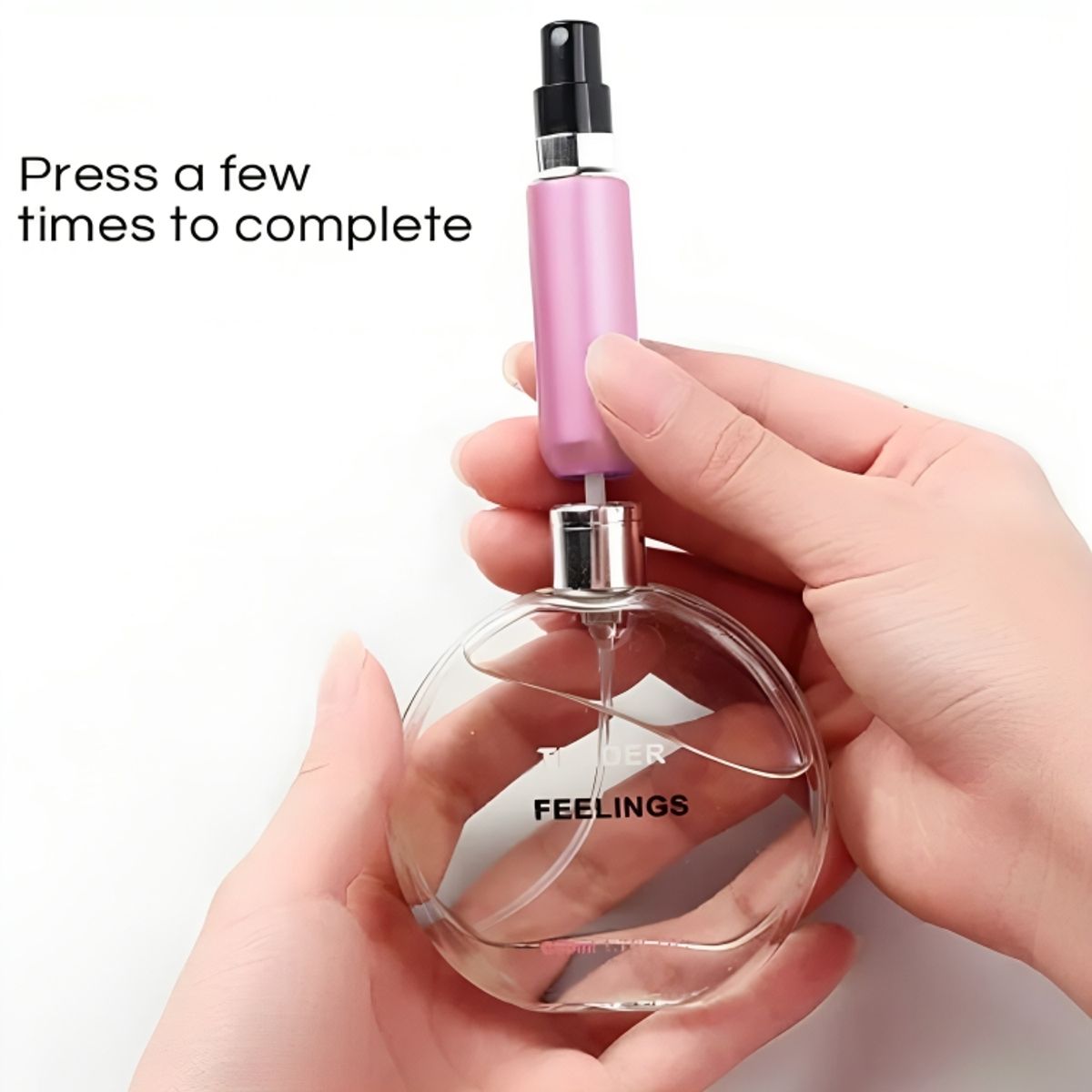 GENERICO - Dispensador Atomizador de Perfume para Viaje Pack 2 x 1