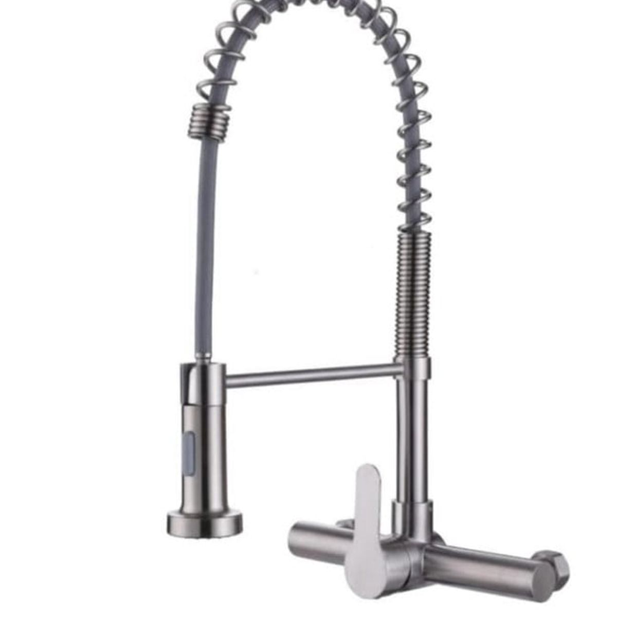 GENERICO - MEZCLADORA DE COCINA RESORTE PARED SATINADO MC304-277