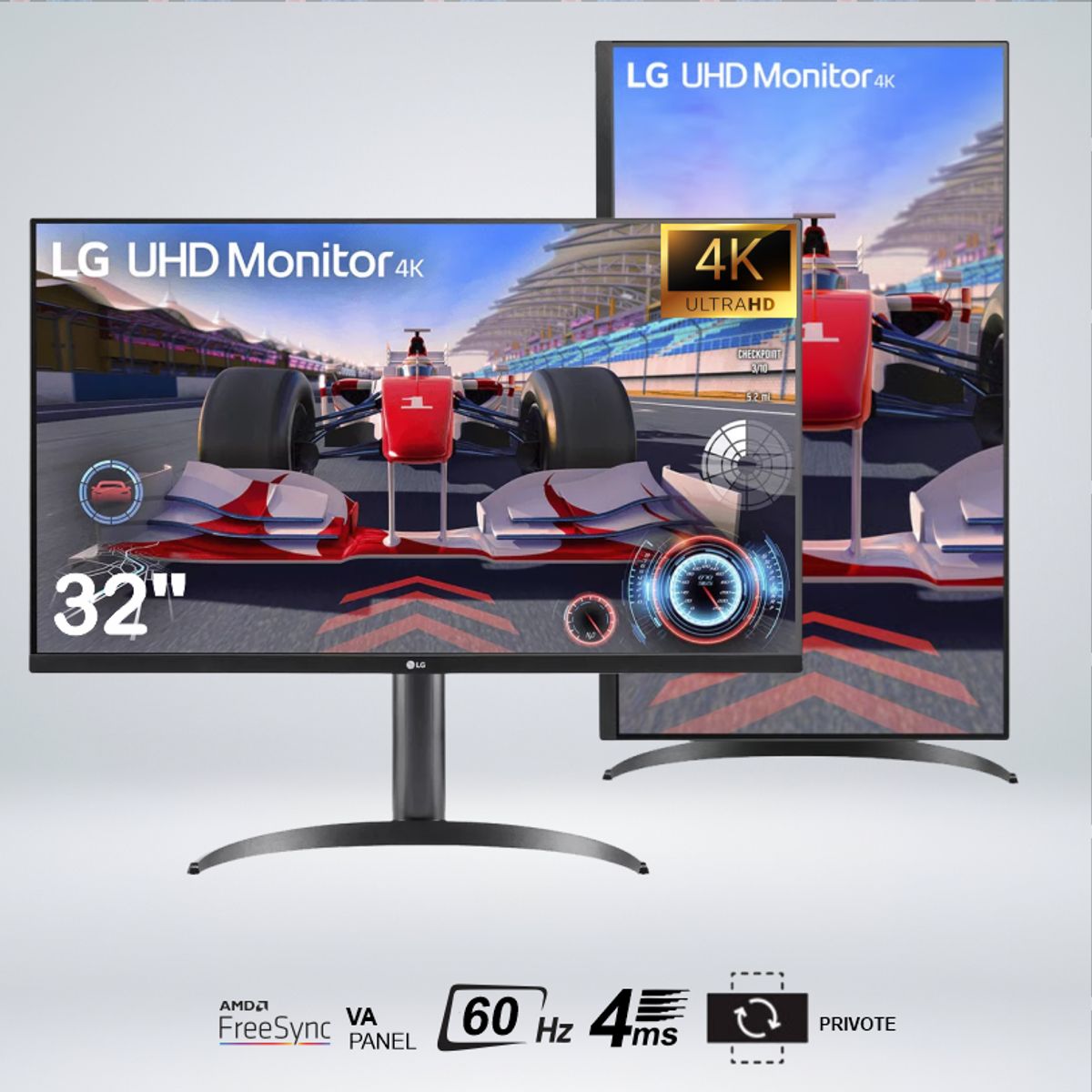 LG - MONITOR LG 32UR550 ULTRA HD 32 " 4K 60hz 4ms AMD ALTAVOZ MAXXAUDIO