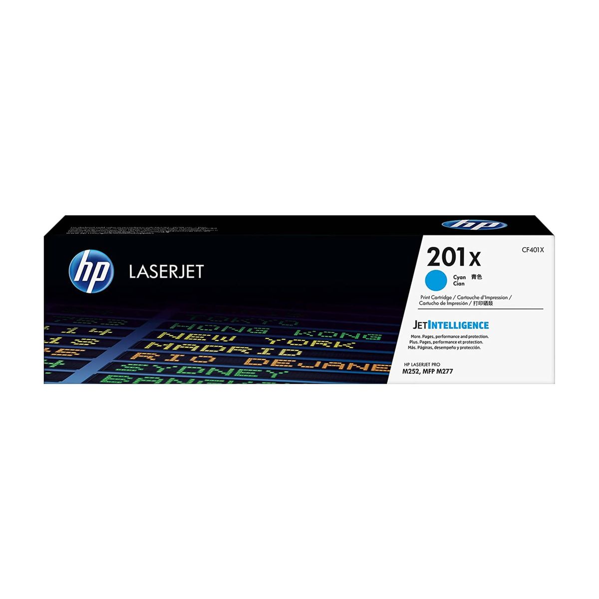 HP - TONER HP 201X CYAN LJ M252 - P/N: CF401X